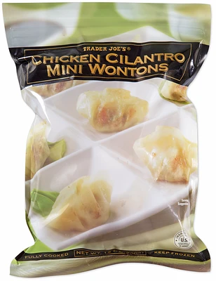 Chicken Cilantro Mini Wontons