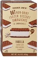 Oat Non-Dairy Frozen Dessert Sandwiches