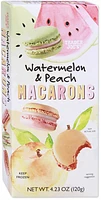 Watermelon & Peach Macarons