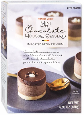 Mini Chocolate Mousse Desserts