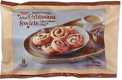 Mini Chocolate Chip Croissant Swirls