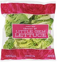 Leaves of Little Gem Lettuce