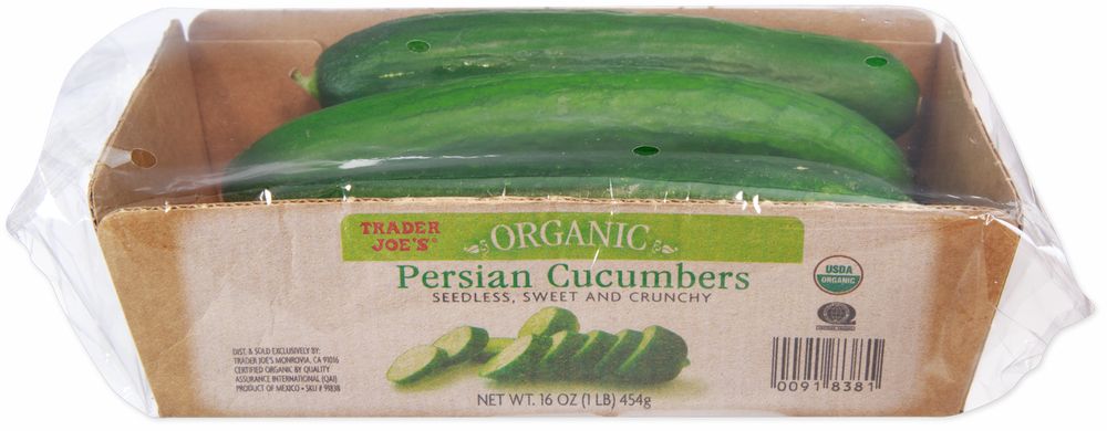 Organic Persian Cucumbers