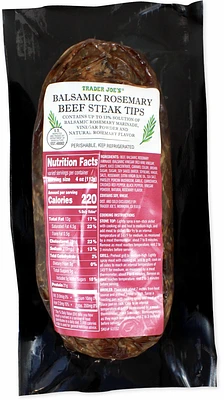 Balsamic Rosemary Beef Steak Tips