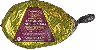 Fully Cooked Spiral Sliced Uncured Half Ham