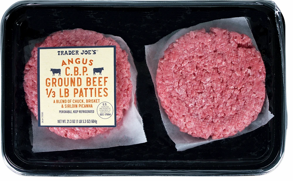 Angus Chuck, Brisket & Sirloin Beef Patties