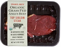 Organic Grass Fed Top Sirloin Steak