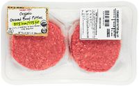 Organic Ground Beef Patties 85/15