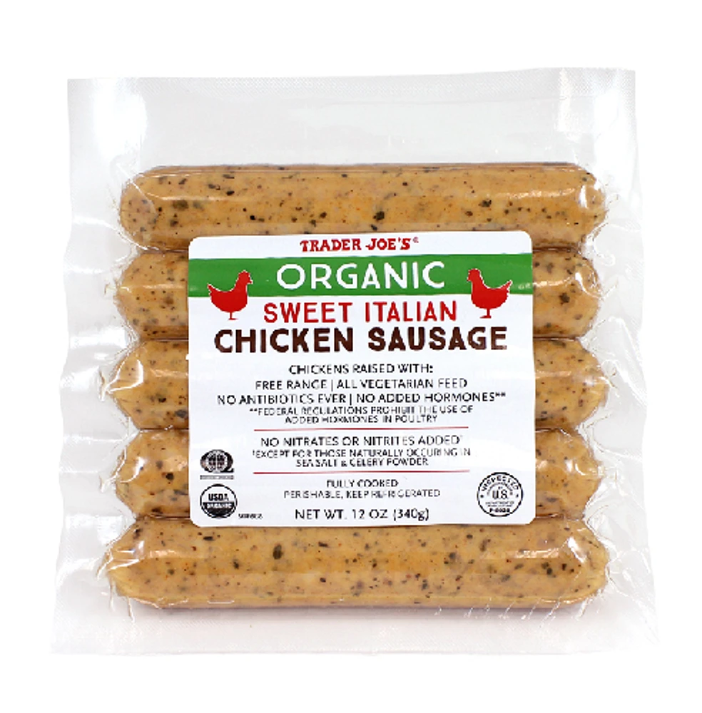 Organic Sweet Italian Chicken Sausage