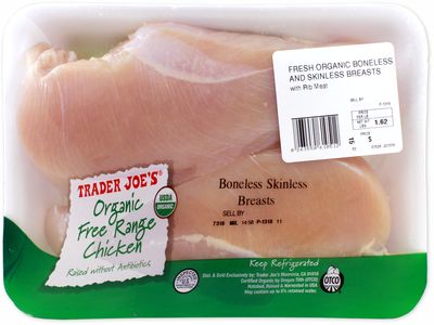 Organic Free Range Boneless Skinless Chicken Breasts