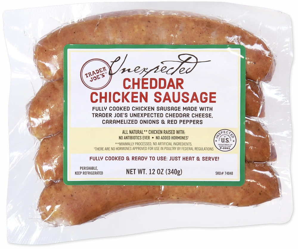 Unexpected Cheddar Chicken Sausage