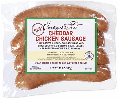 Unexpected Cheddar Chicken Sausage