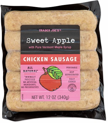 Sweet Apple Chicken Sausage