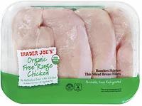 Organic Free Range Boneless Skinless Thin Sliced Chicken Breast Fillets
