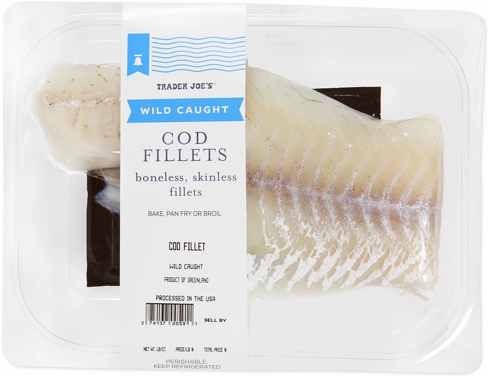 Wild Caught Cod Fillets