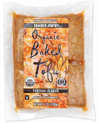 Organic Baked Tofu Teriyaki Flavor