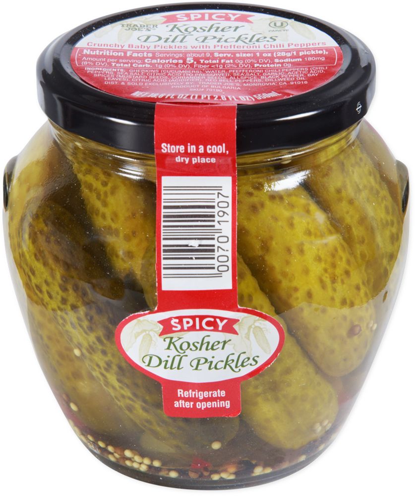 PICKLES SPICY KOSHER DILL