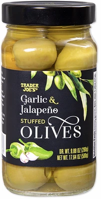 Garlic & Jalapeño Stuffed Olives