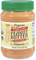 Organic Creamy Peanut Butter Salted Valencia