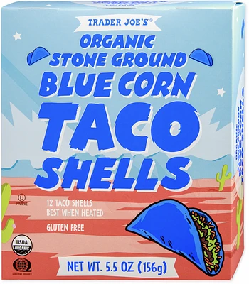 Organic Stone Ground Blue Corn Taco Shells