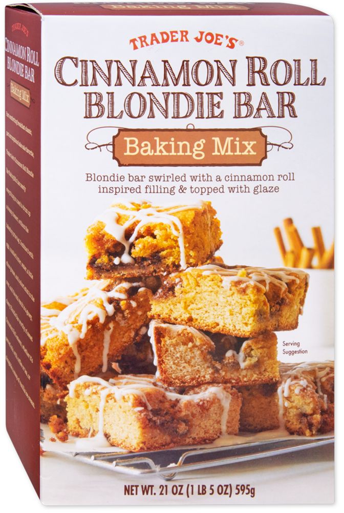 Cinnamon Roll Blondie Bar Baking Mix