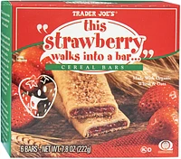 "This Strawberry Walks into a Bar" Cereal Bars