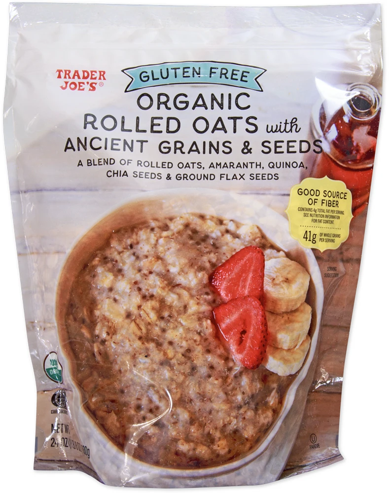 Gluten Free Organic Rolled Oats with Ancient Grains & Seeds