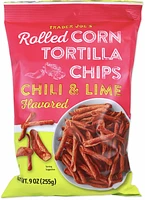 Chili & Lime Flavored Rolled Corn Tortilla Chips