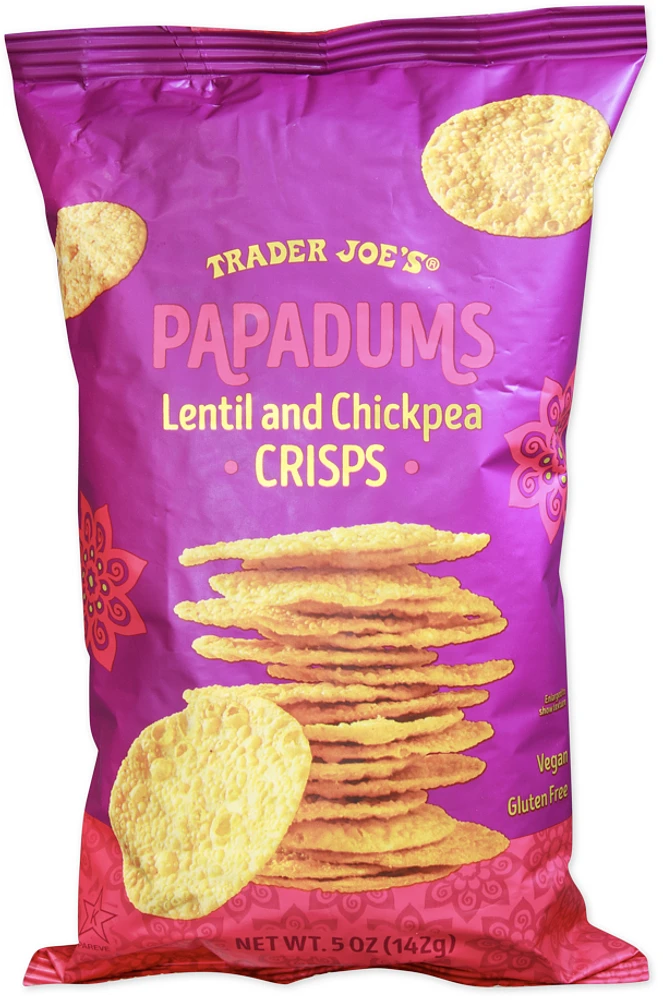 Papadums Lentil and Chickpea Crisps