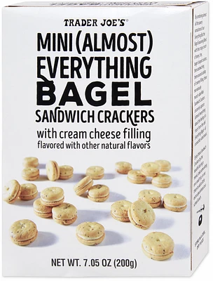 Mini (Almost) Everything Bagel Sandwich Crackers