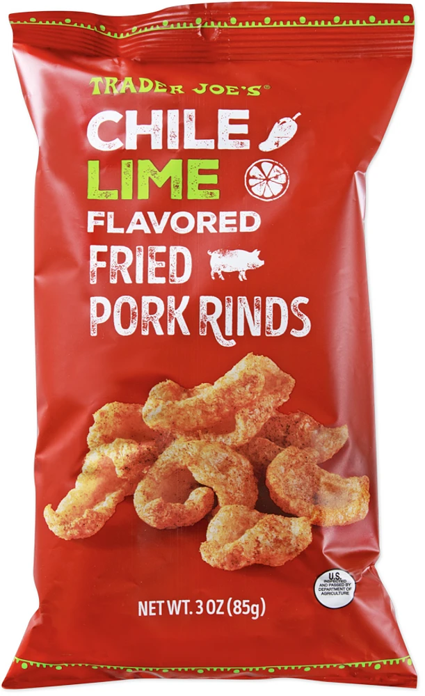 Chile Lime Flavored Fried Pork Rinds