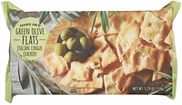 Green Olive Flats Italian Lingue Crackers