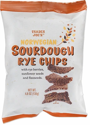 Norwegian Sourdough Rye Chips