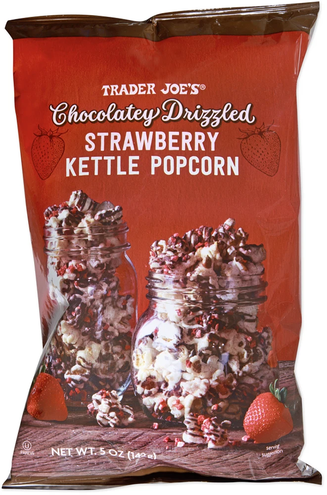 Chocolatey Drizzled Strawberry Kettle Popcorn