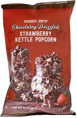 Chocolatey Drizzled Strawberry Kettle Popcorn