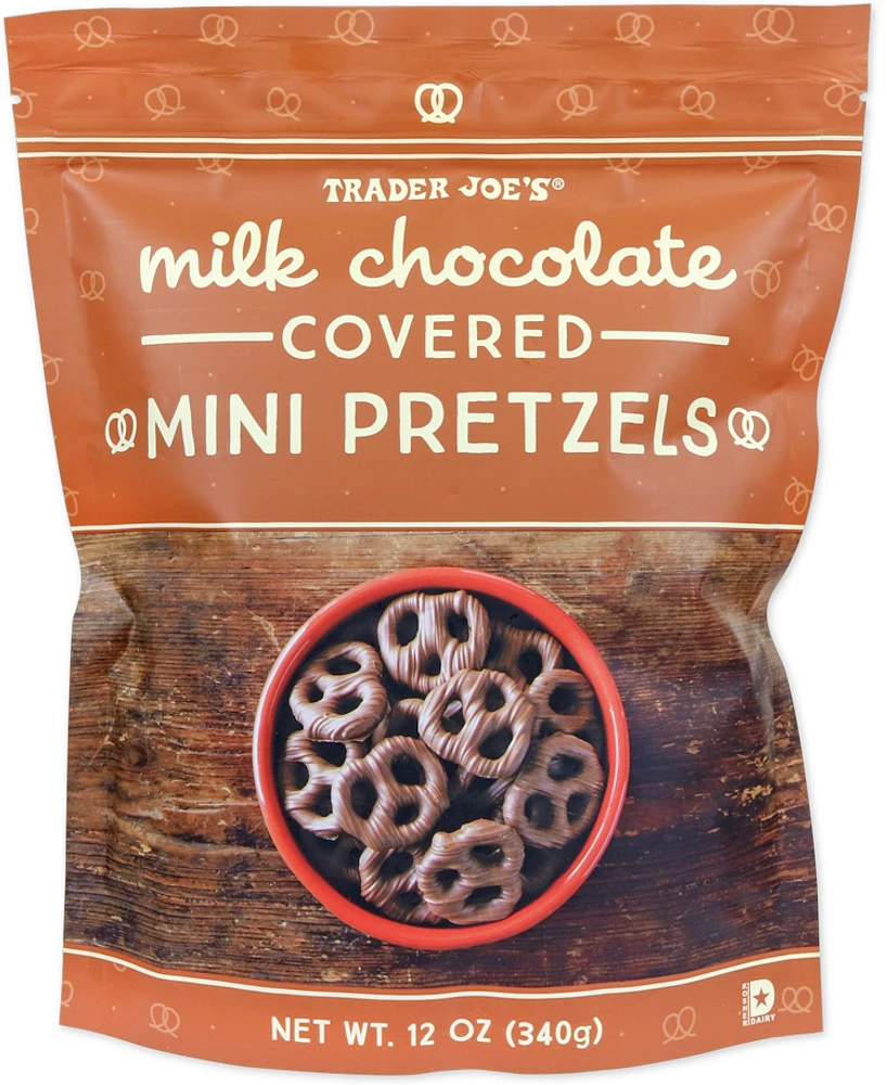 Milk Chocolate Covered Mini Pretzels