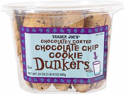 Chocolatey Coated Chocolate Chip Cookie Dunkers