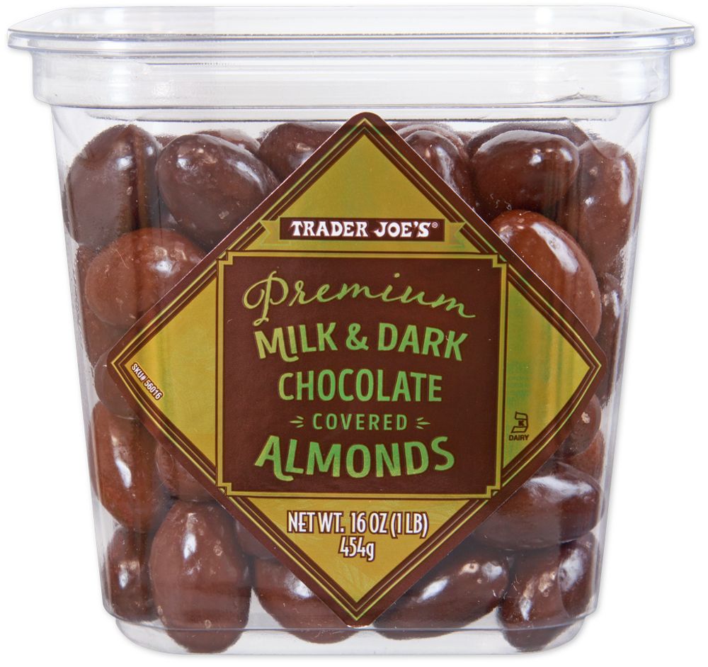 Premium Milk & Dark Chocolate Covered Almonds