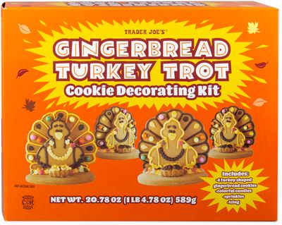 Gingerbread Turkey Trot Cookie Decorating Kit