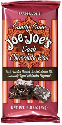 Candy Cane Joe-Joe's Dark Chocolate Bar