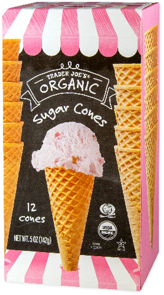 Organic Sugar Cones