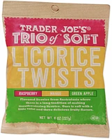 Trio of Soft Licorice Twists