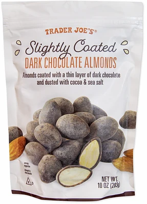 Slightly Coated Dark Chocolate Almonds