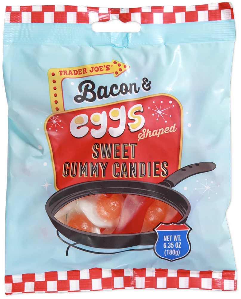 Bacon & Eggs Shaped Sweet Gummy Candies