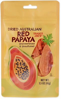 Dried Australian Red Papaya