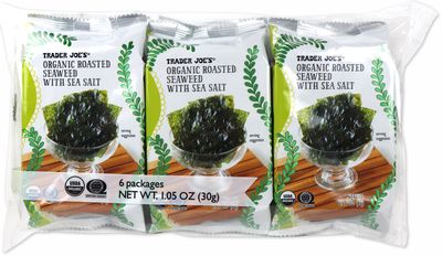 Organic Roasted Seaweed with Sea Salt