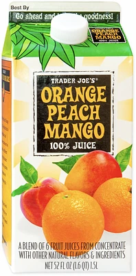 Orange Peach Mango Juice