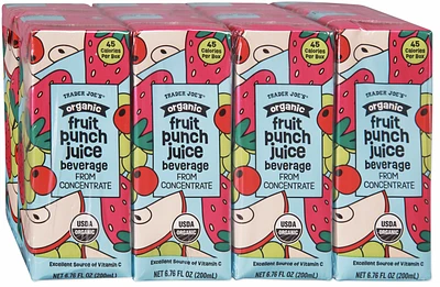 Organic Fruit Punch Juice Beverage