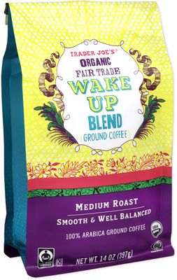 Organic Fair Trade Wake Up Blend Ground Coffee
