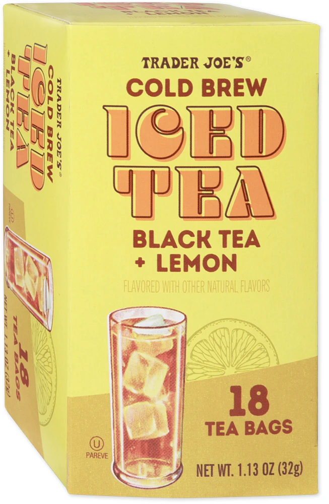 Cold Brew Iced Tea Black Tea + Lemon